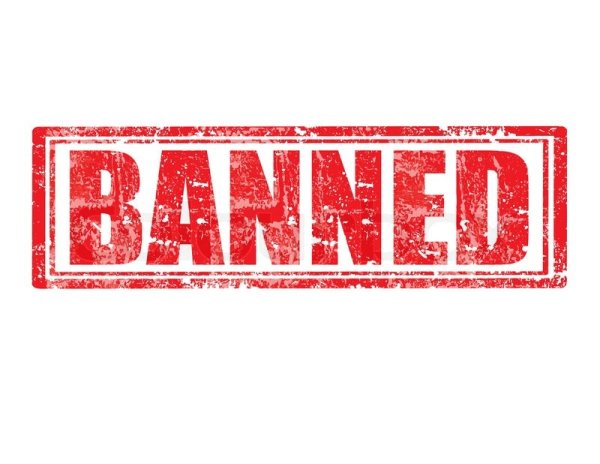 Наклейка banned community