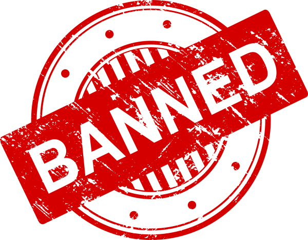 Banned штамп