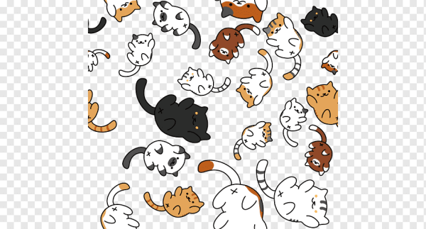 Котики рисунок паттерн