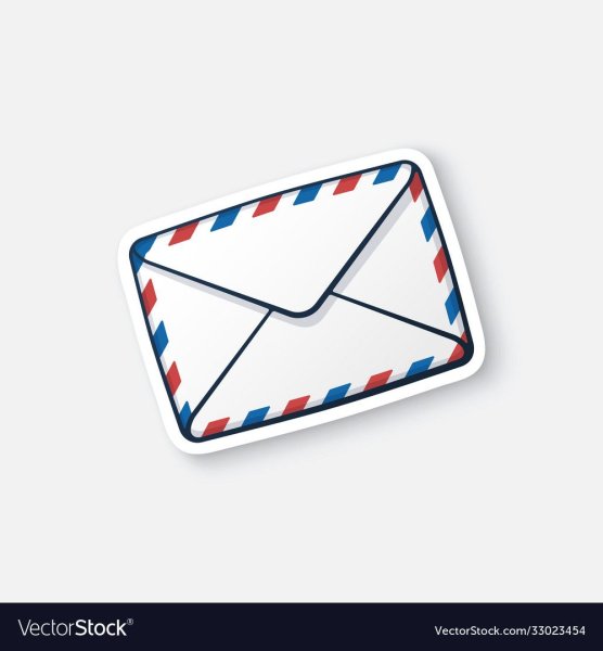 Конверт стикер