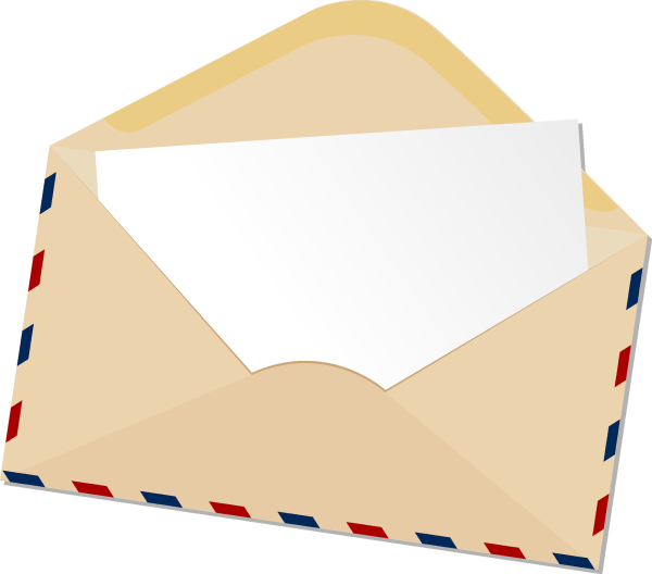 Открытый конверт