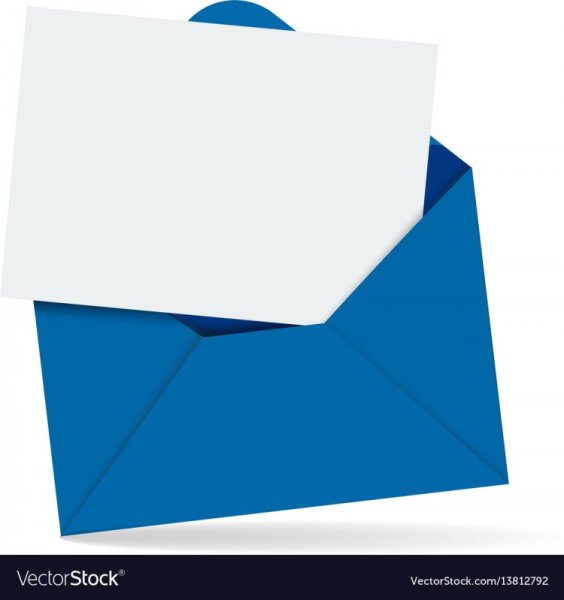Открытый конверт