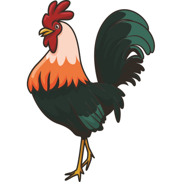 Стикер петух