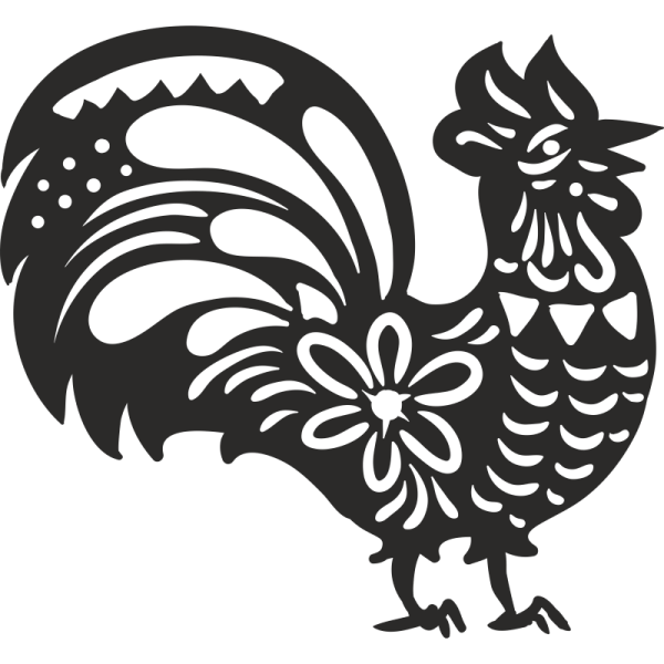 Стилизованный петух