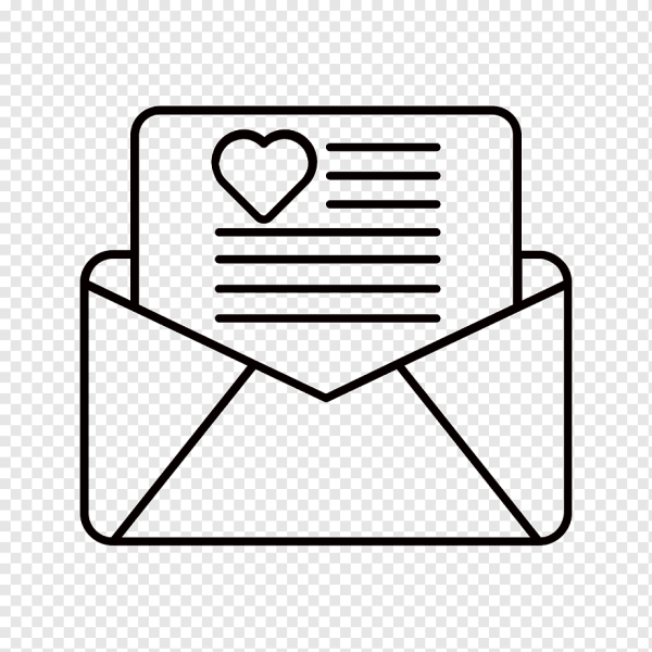 Конверт с письмом значок