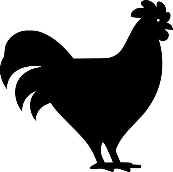 Значок курица