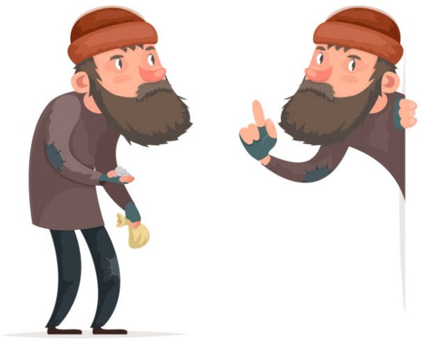 Бомж мультяшка