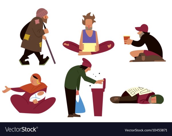 Бомж мультяшный