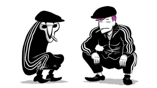 Гопник мультяшный