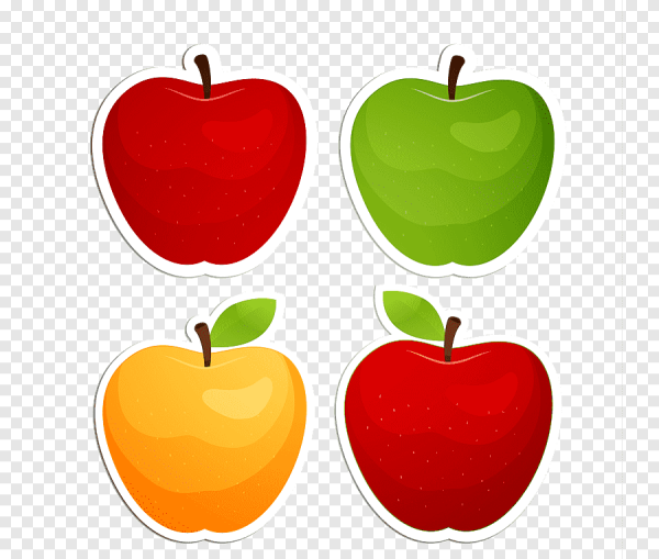 Яблоко стикер