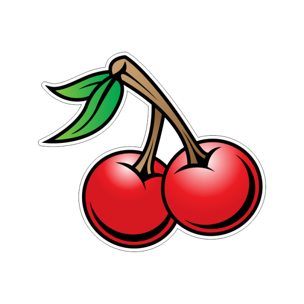 Наклейка - вишня