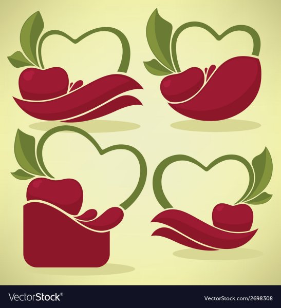 Наклейка на сок вишня