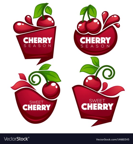 Стилизованная вишня