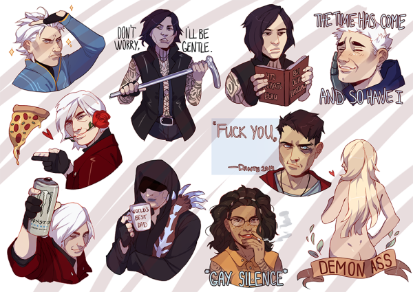 Наклейки Devil May Cry