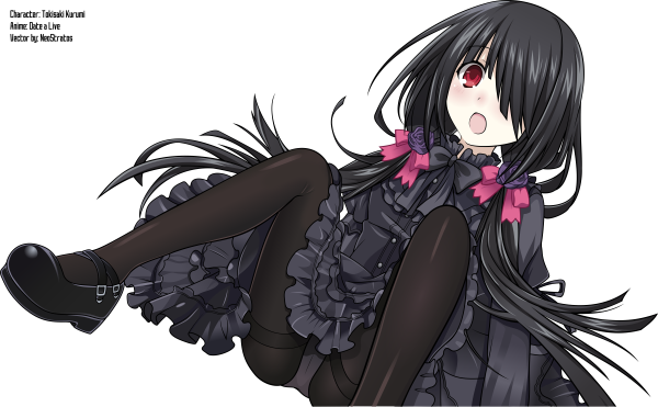 Аниме рендеры Токисаки Куруми