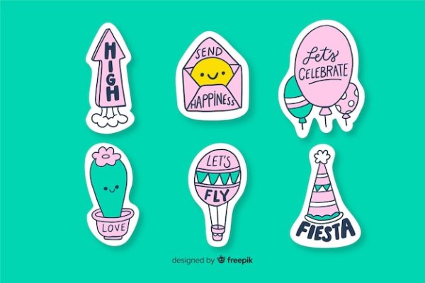 Минимализм наклейки для подростков