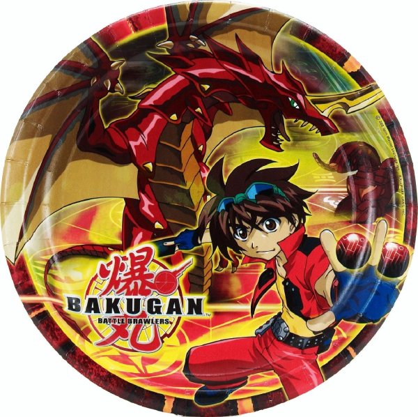 Бакуган на вафельной для печати