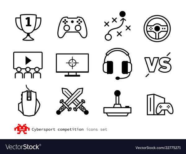 Иконки векторные киберспорт
