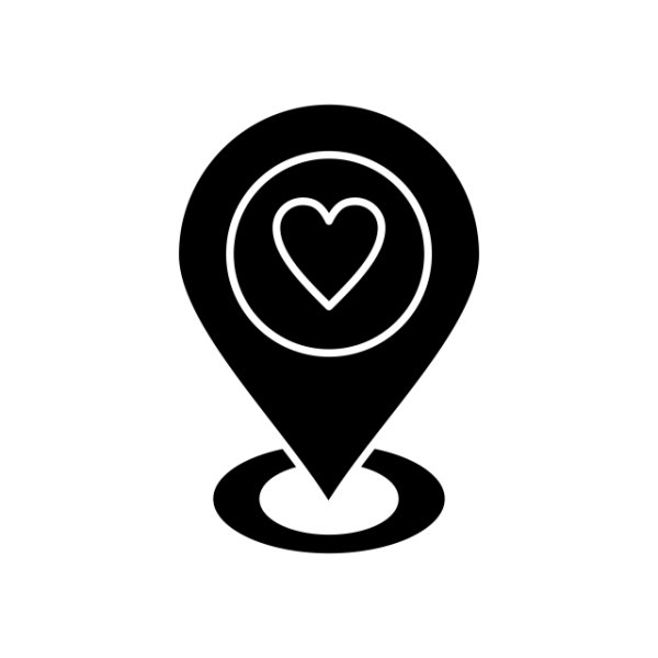 Значок с геолокацией