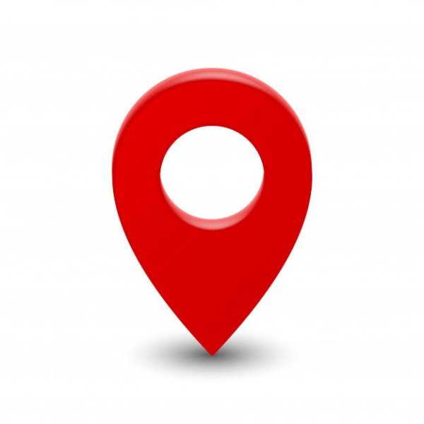 Указатель на карте