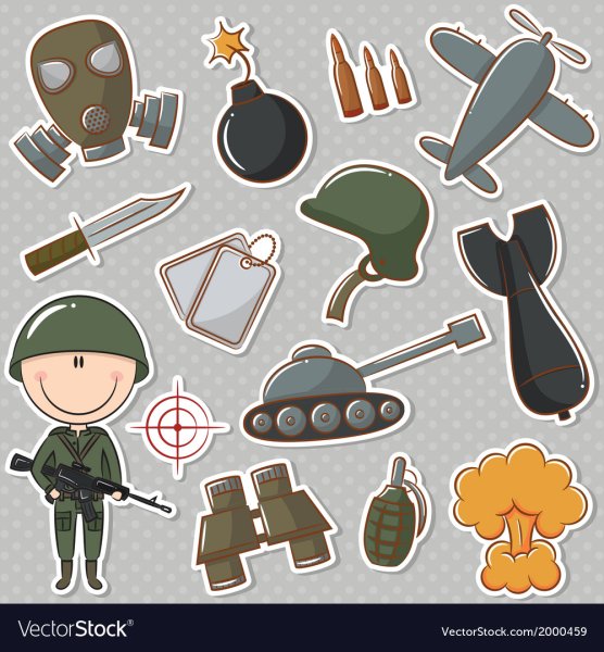 Военные наклейки