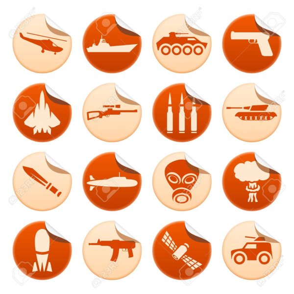 Стикеры на военную тему