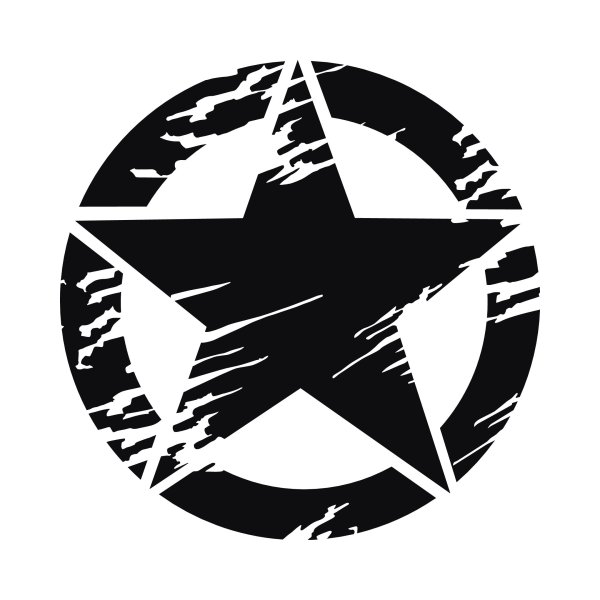 Стикер звезда us Army off Road