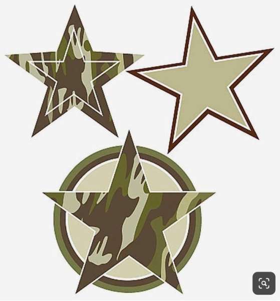 Наклейки в армейском стиле