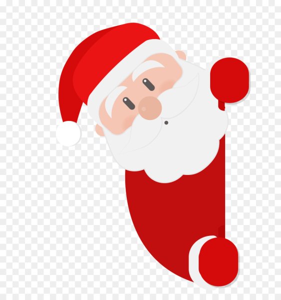 Санта рисунок