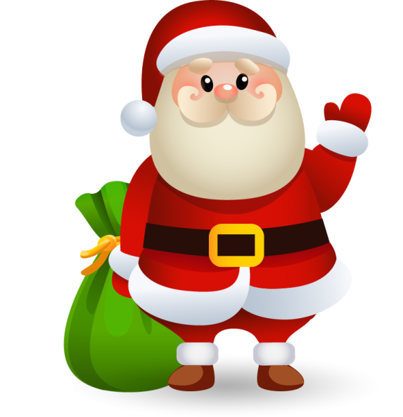 Дед Мороз (с наклейками)