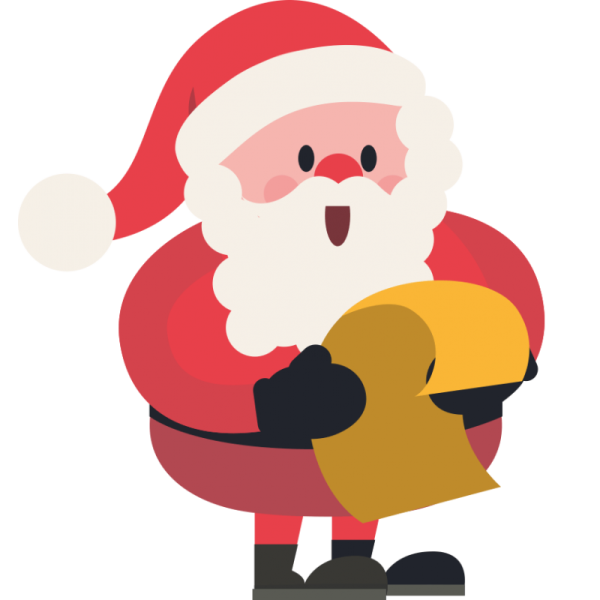 Санта Клаус рисунок