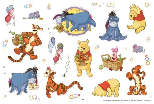 Герои вини пуза Дисней