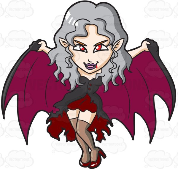 Вампирша мультяшная