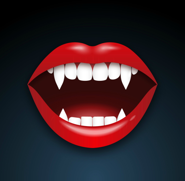 Клыки рисовать