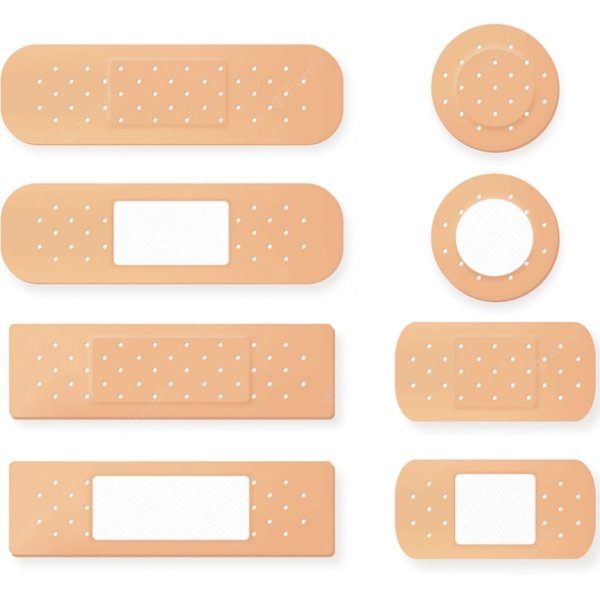 Пластыри бумажки