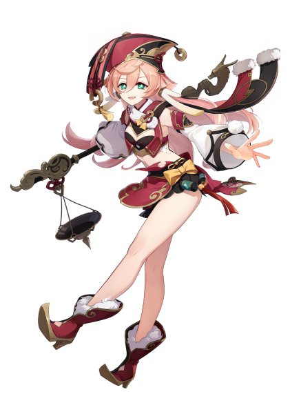 Геншин карточка персонажа Янь Фэй