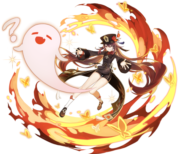 Стикеры Геншин Импакт Чиби Сяо