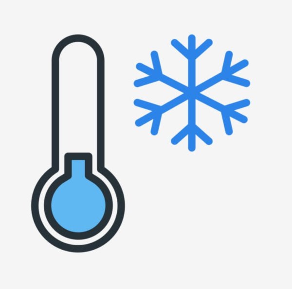 Мультяшный человек зимой