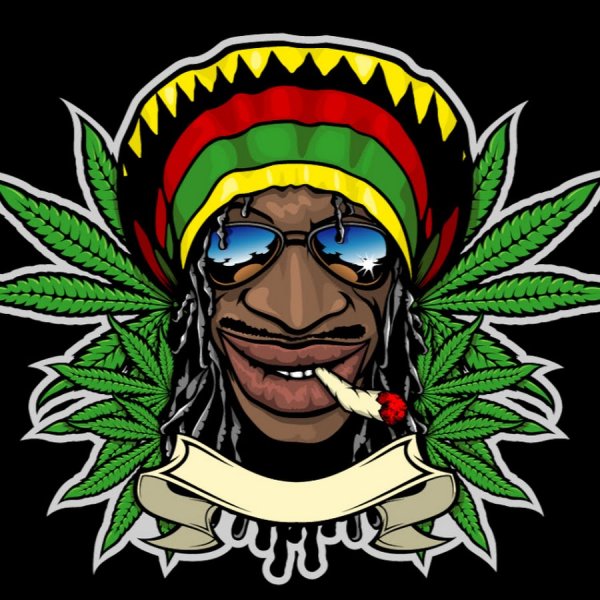 Боб Марли в шапке растамана