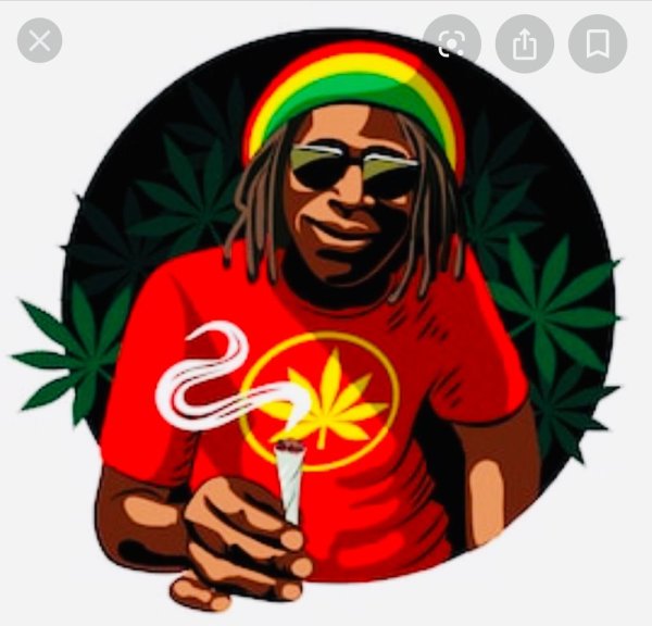 Растаманы с трубкой