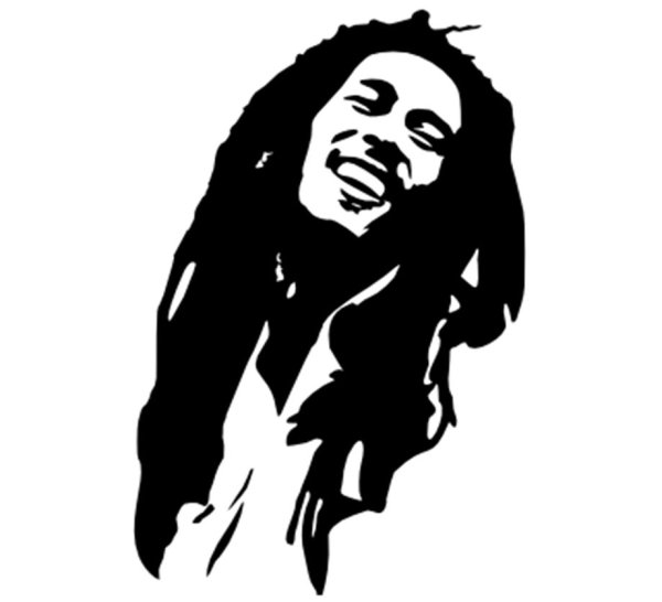 Боб Марли чб