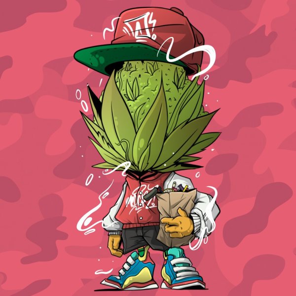 Мультяшная конопля