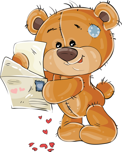 Стикеры мишки