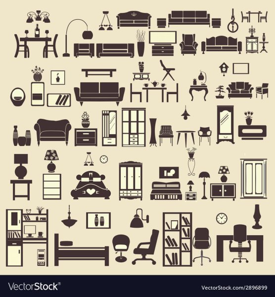 Иконка стиль мебели