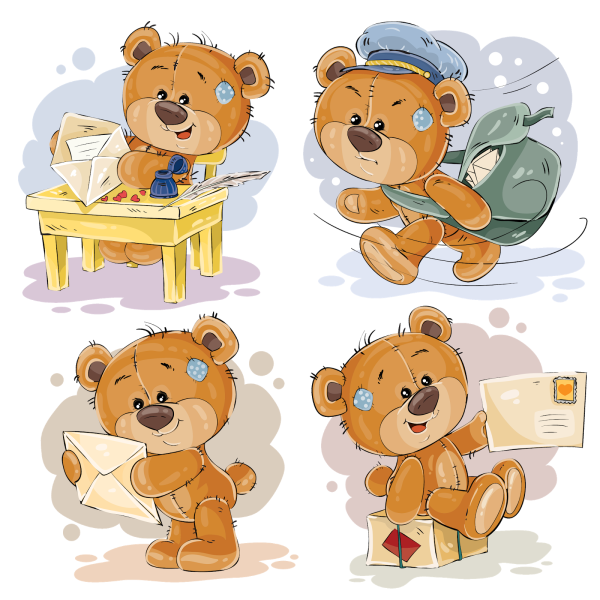 Медвежонок для тортика печать