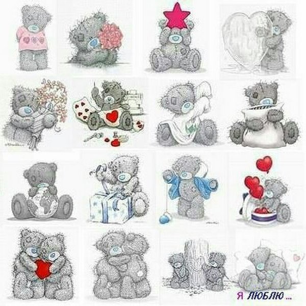 Медвежонок для торта для печати