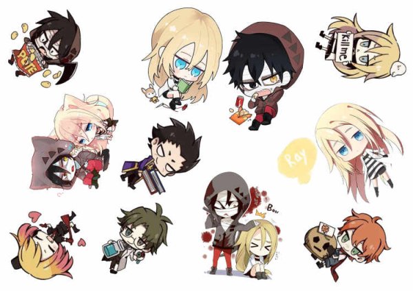 Ангел кровопролития Чиби Стикеры