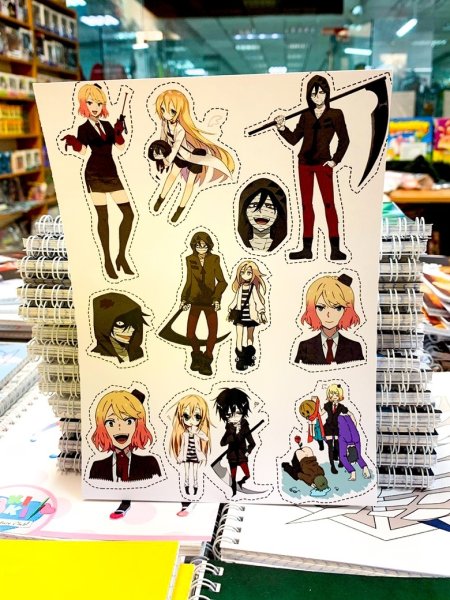 Наклейки ангел кровопролития