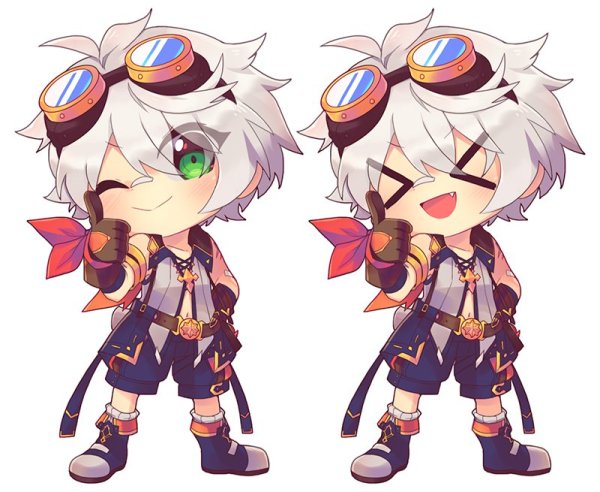 Беннет Стикеры Геншин