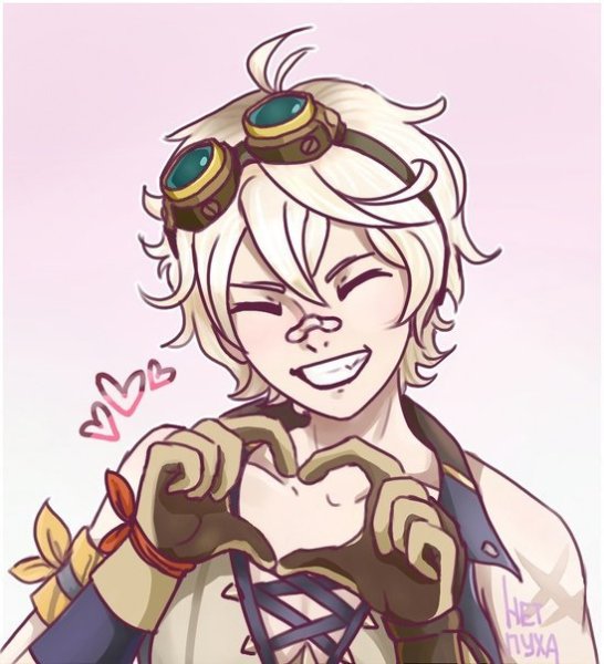 Беннет Стикеры Геншин